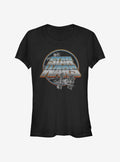 space adventure Retro Crest Girls T-Shirt
