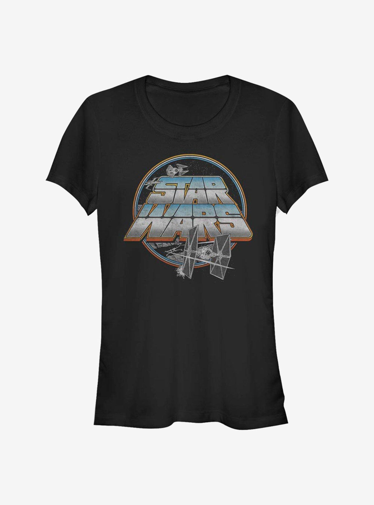 space adventure Retro Crest Girls T-Shirt