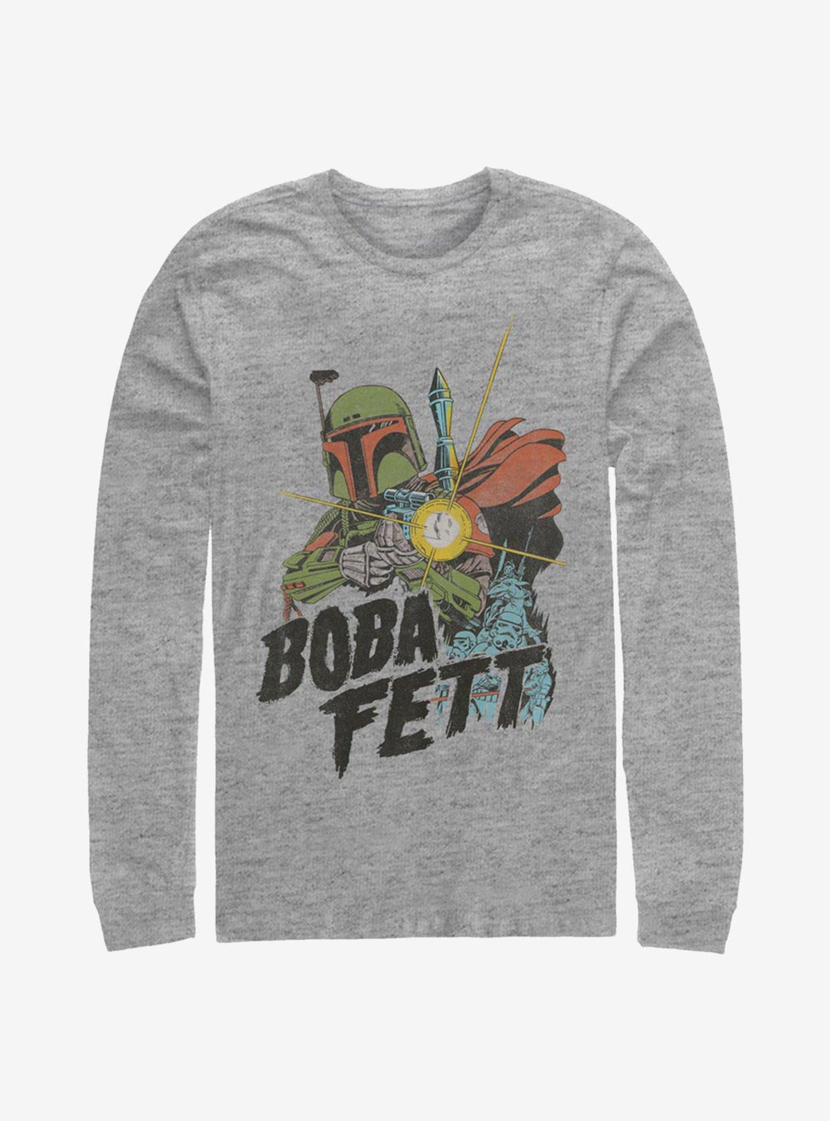 space adventure Retro Boba Long-Sleeve T-Shirt 2