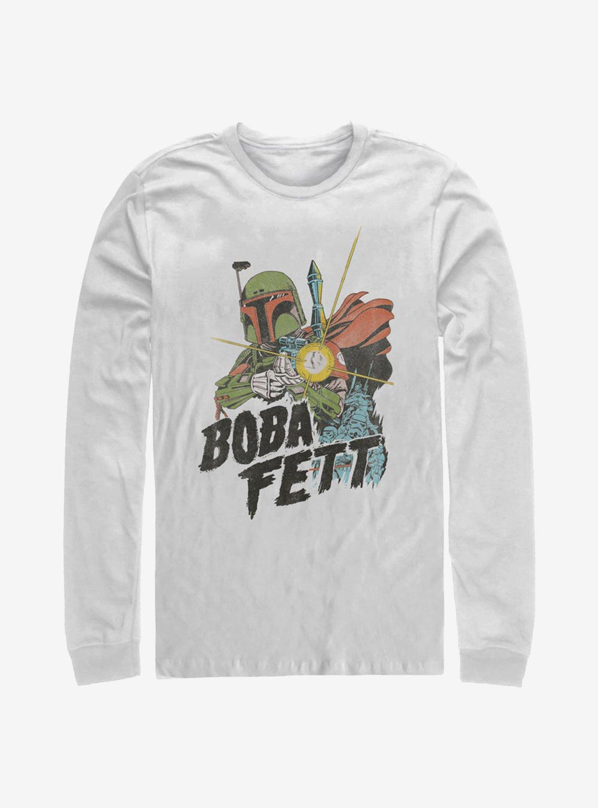 space adventure Retro Boba Long-Sleeve T-Shirt