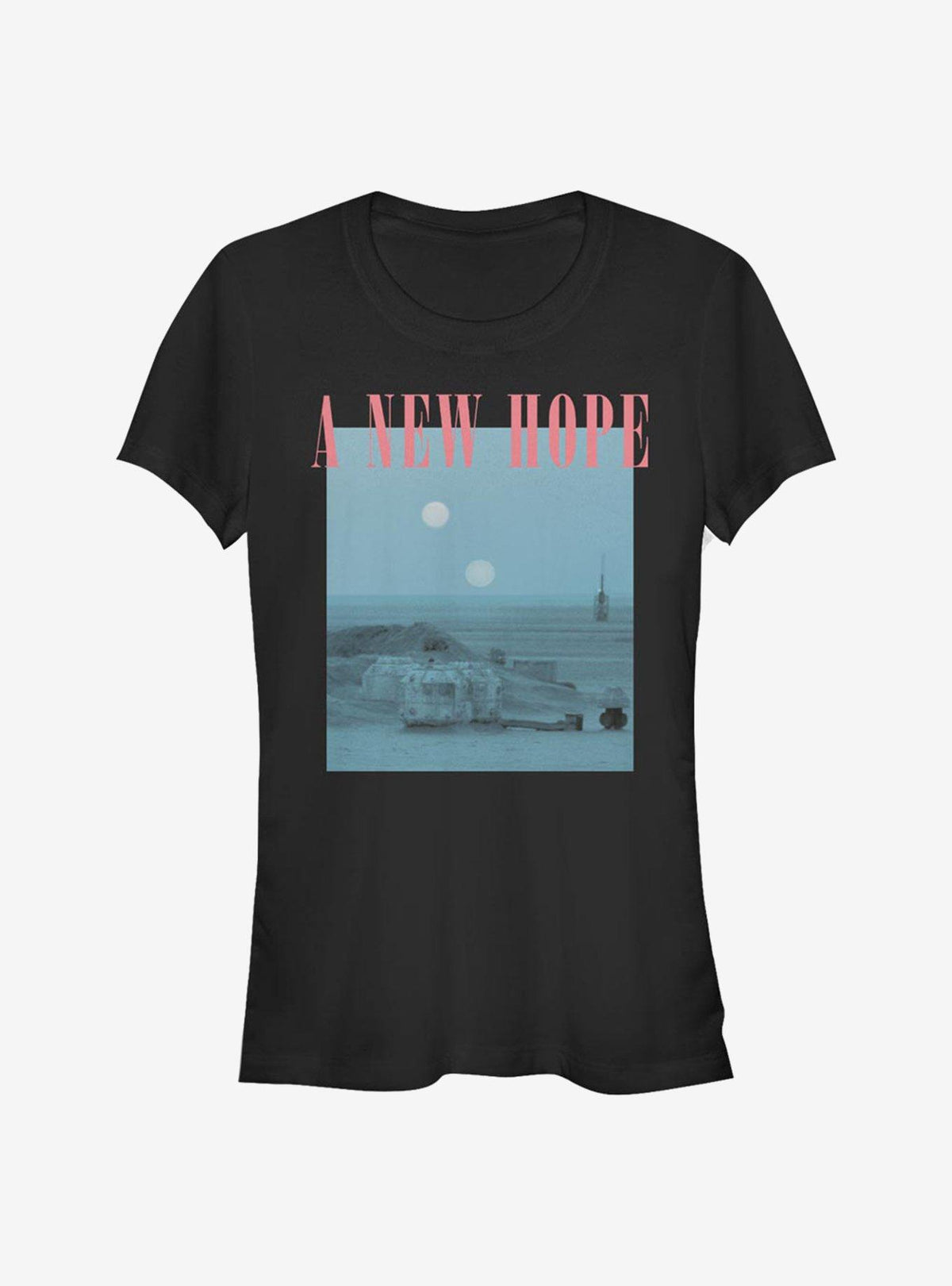 space adventure Episode IV A New Hope Scene Girls T-Shirt