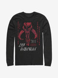 space adventure The Mandalorian Retro Vengence Long-Sleeve T-Shirt