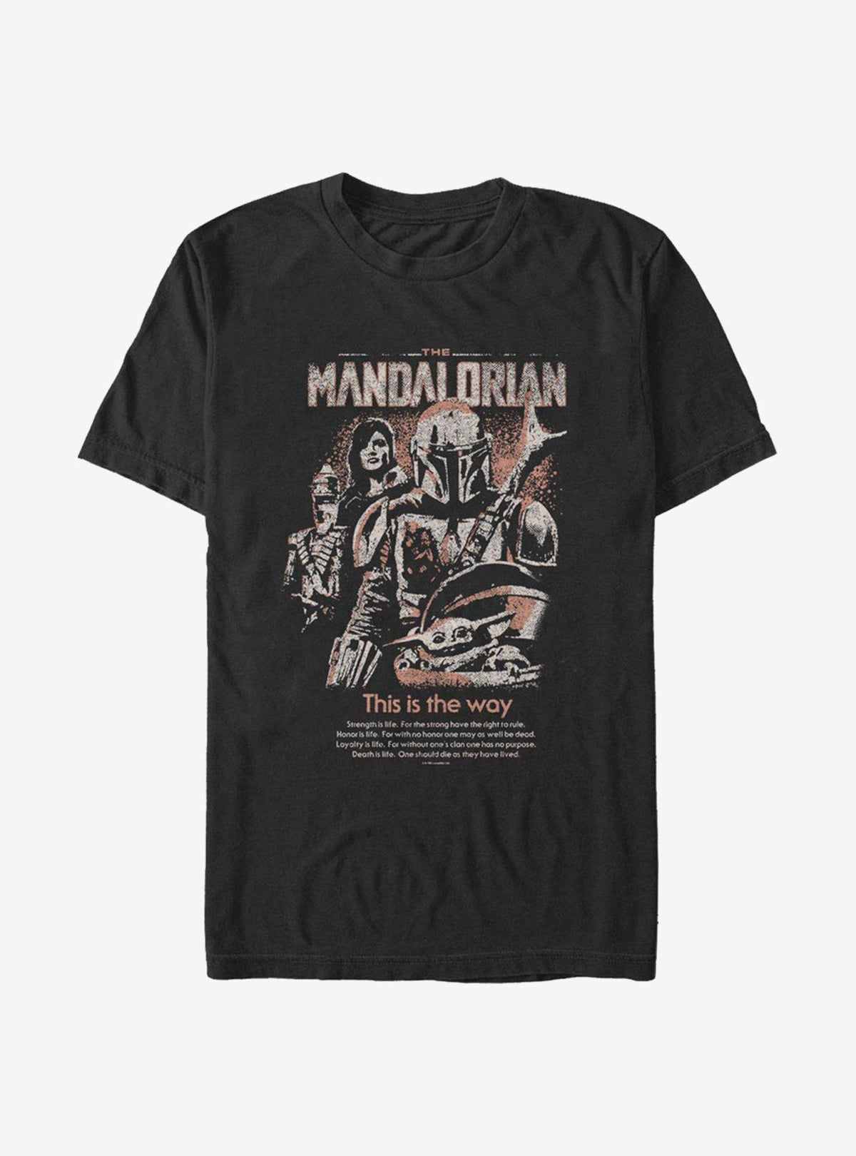 space adventure The Mandalorian Retro Pop Poster T-Shirt