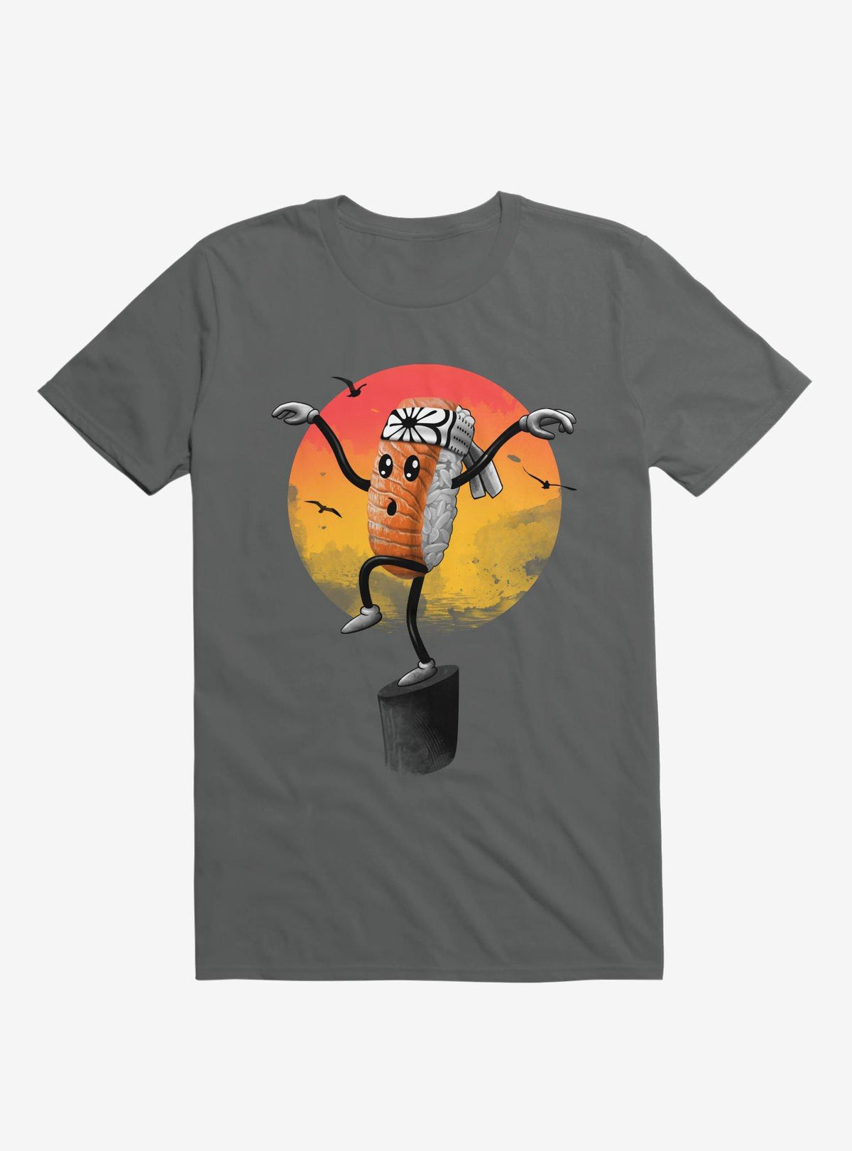 Sushi Style Charcoal Grey T-Shirt