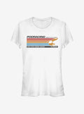 space adventure Retro Line Podrace Girls T-Shirt