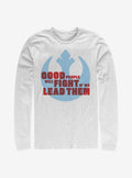space adventure The Rise Of Skywalker Rebel Leader Long-Sleeve T-Shirt