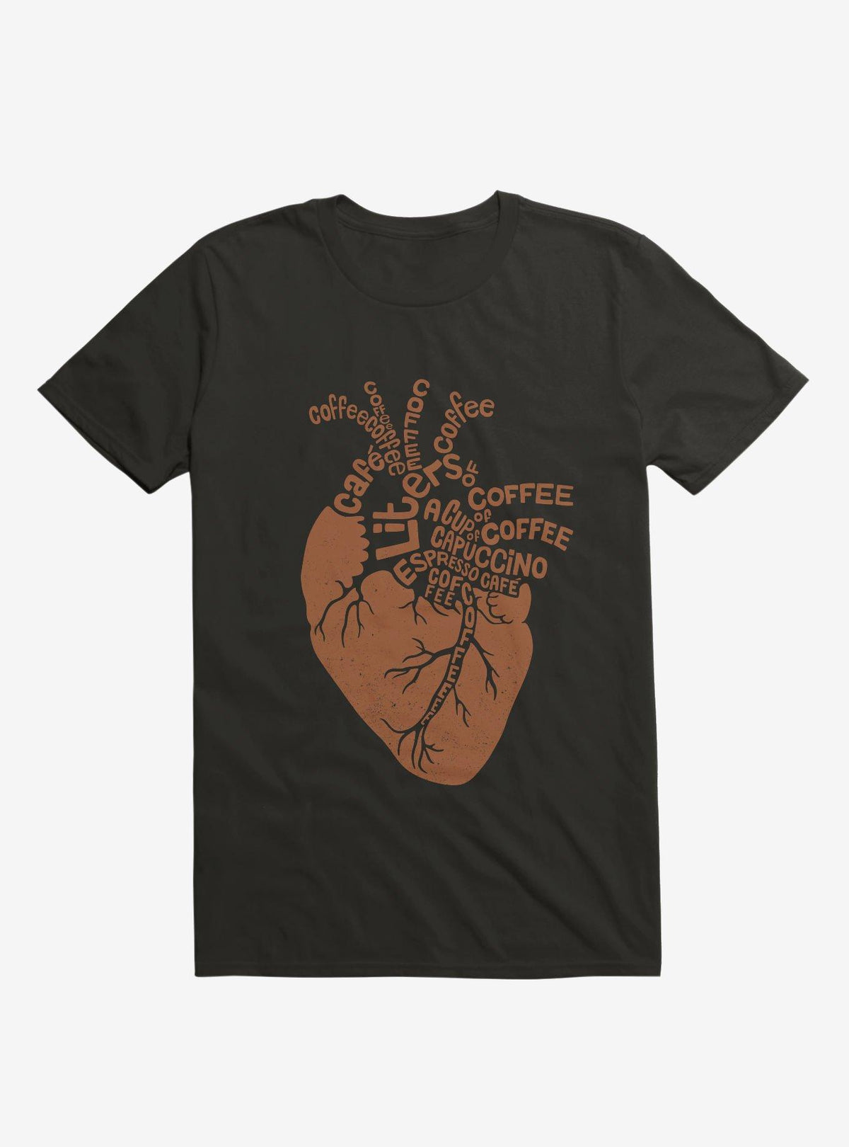 Coffee Lover Heart T-Shirt 2
