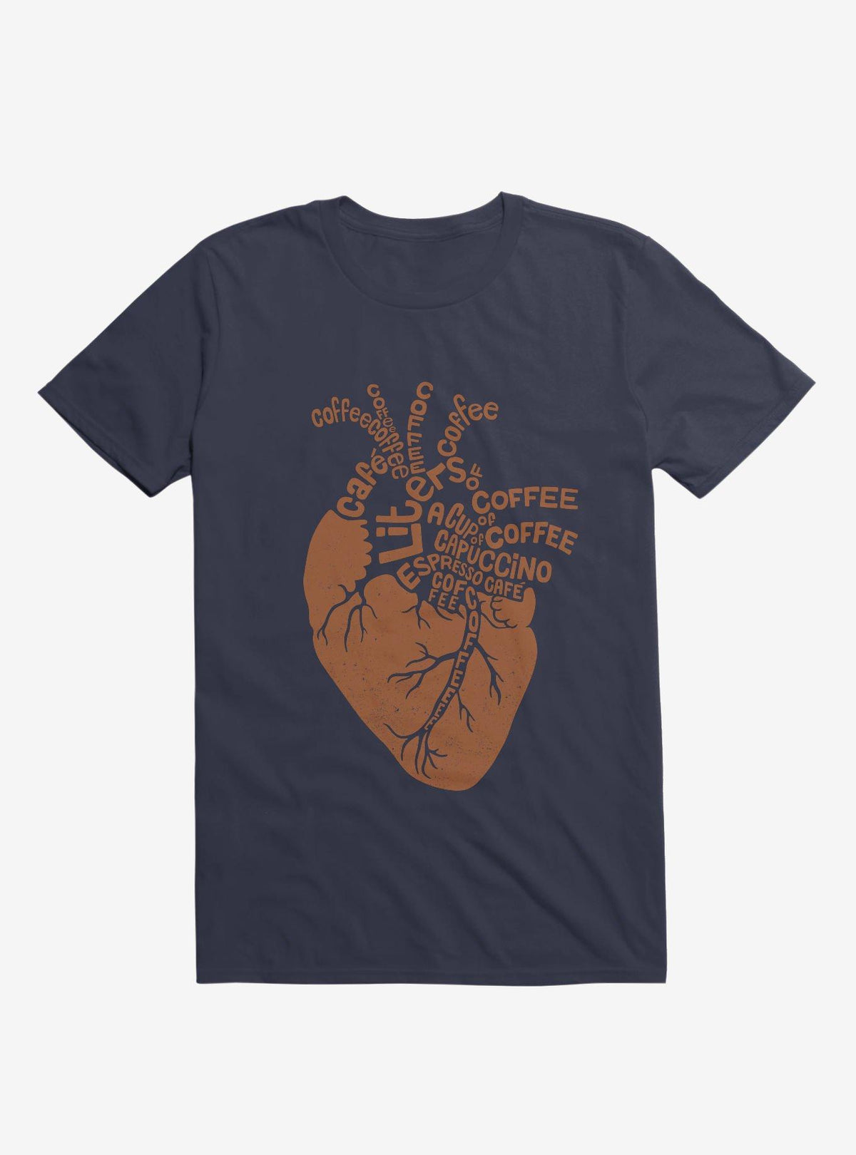 Coffee Lover Heart T-Shirt 3