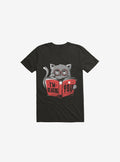 I'm Reading You Cat Black T-Shirt