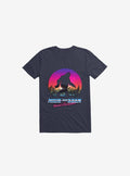 Hide And Seek World Champion Bigfoot Is Real Navy Blue T-Shirt