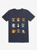 Dabbing Party Navy Blue T-Shirt