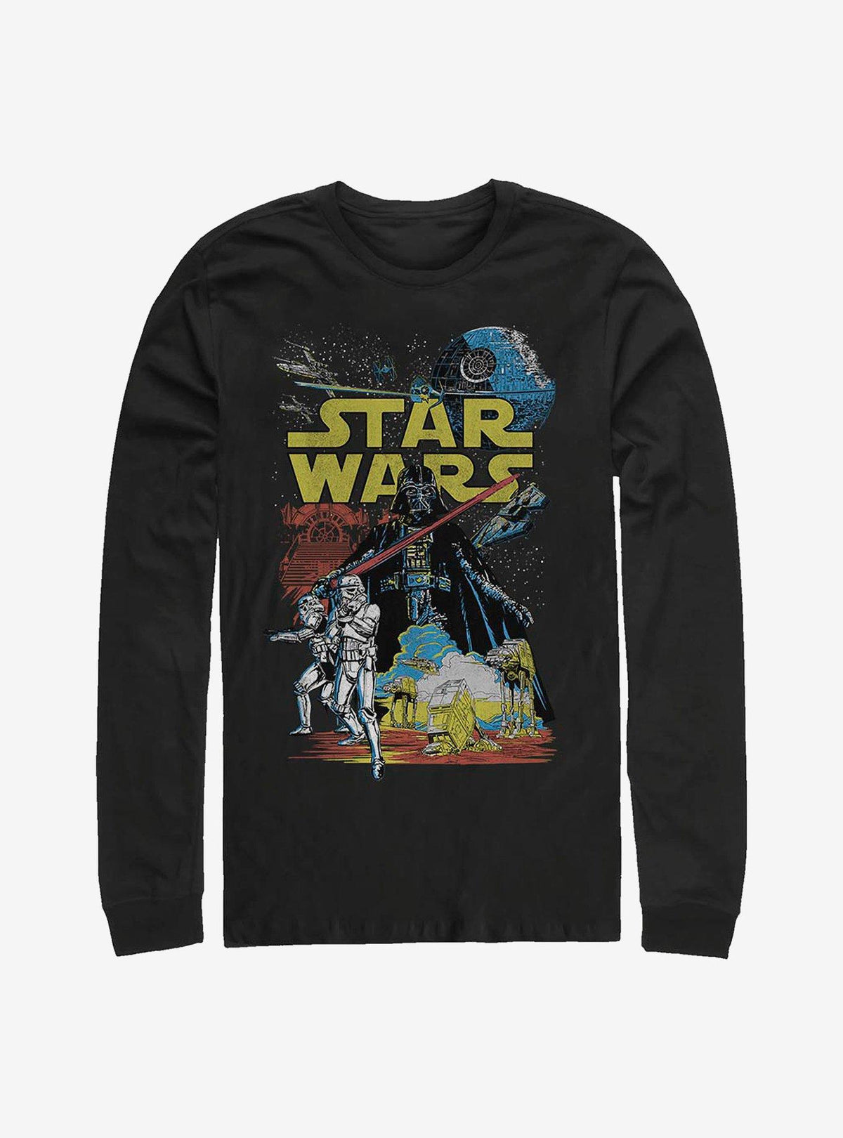 space adventure Rebel Classic Poster Long-Sleeve T-Shirt 2