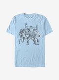 Avengers Retro Group T-Shirt 2