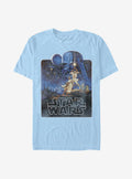 space adventure Episode IV A New Hope 70's Throwback Poster T-Shirt