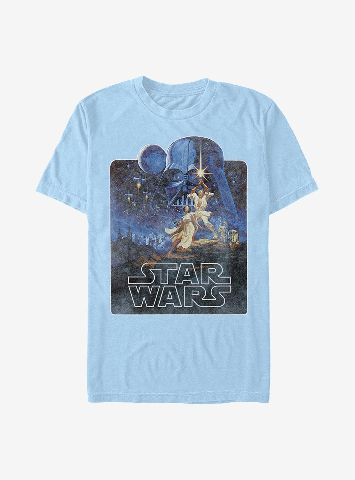 space adventure Episode IV A New Hope 70's Throwback Poster T-Shirt