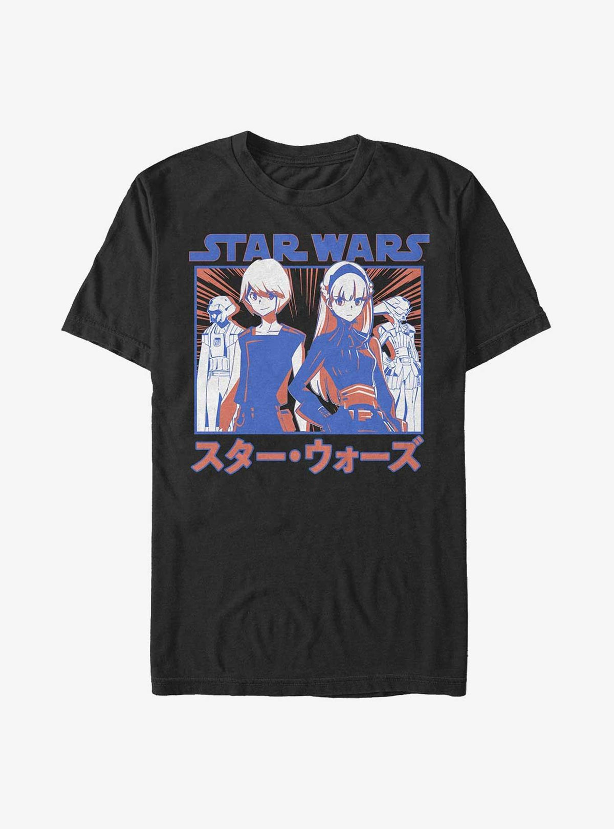 space adventure Visions The Twins Anime T-Shirt