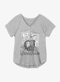 WandaVision Retro Wanda And Vision Panels Girls Plus Size T-Shirt