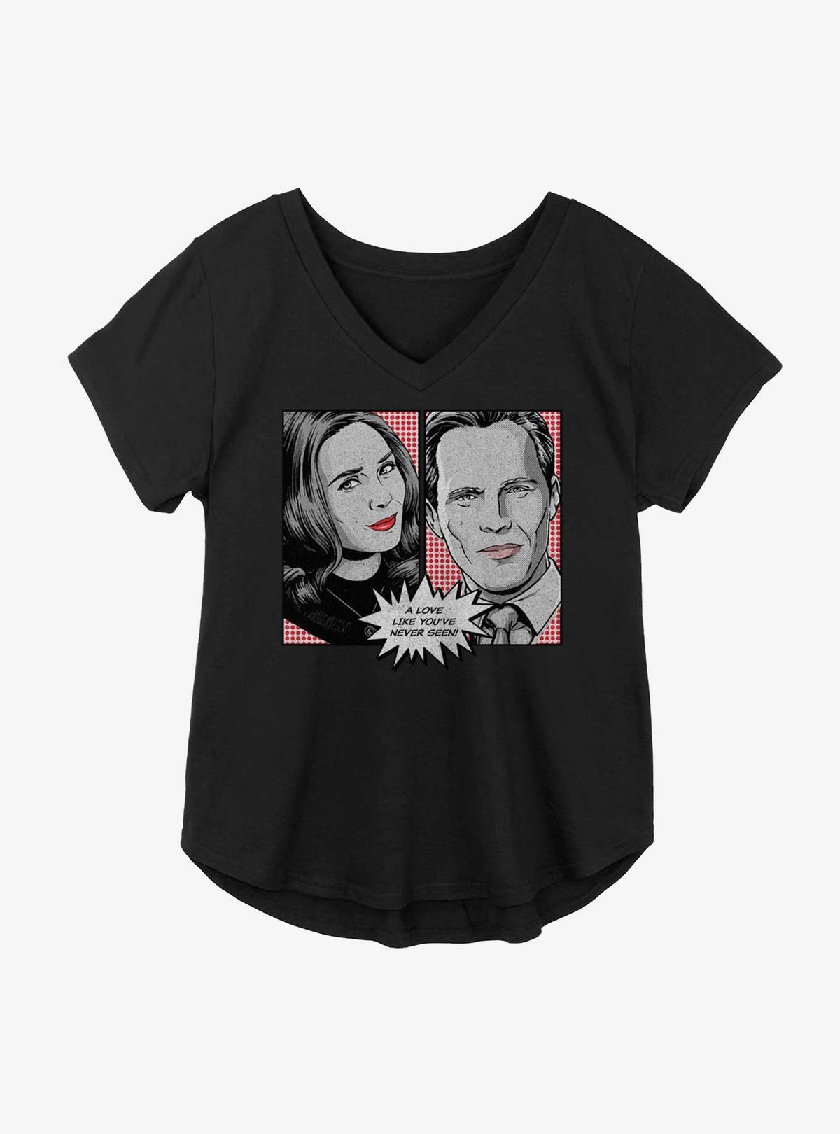 WandaVision Retro Pop Art Girls Plus Size T-Shirt