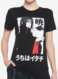 anime ninja Shippuden Akatsuki Itachi Boyfriend Fit Girls T-Shirt
