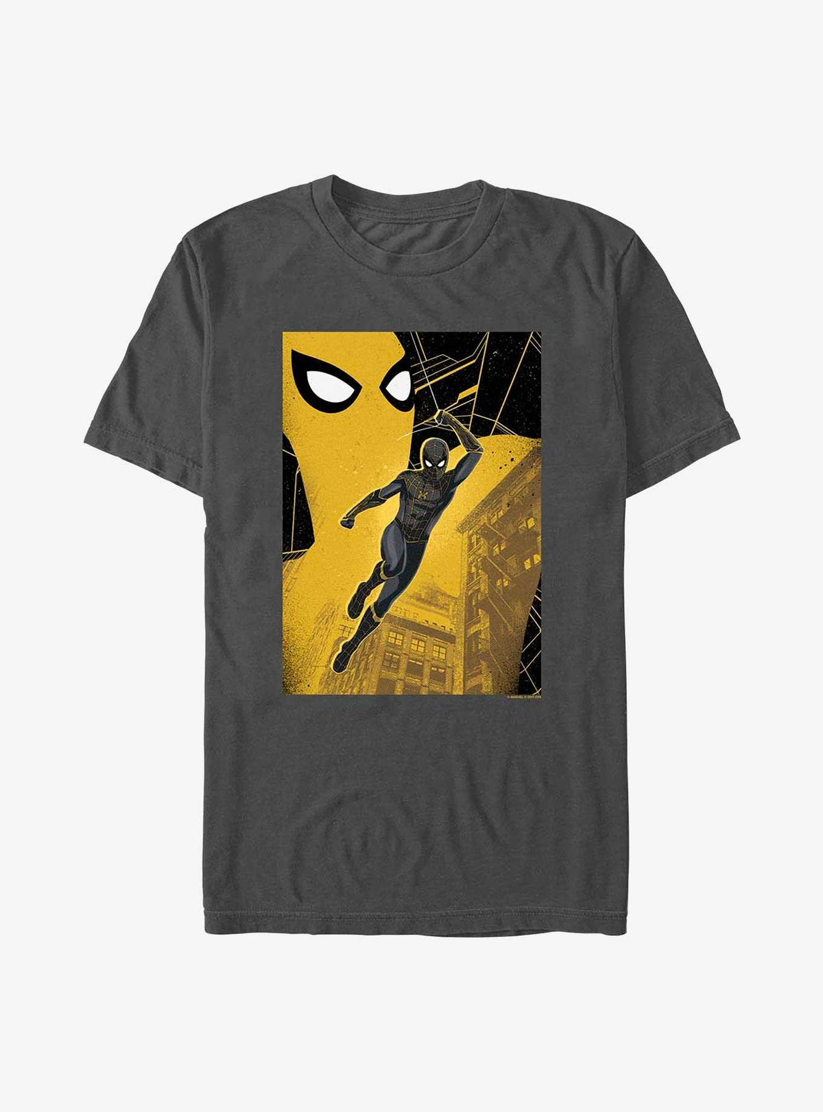 's web hero Black Suit Grunge Graphic T-Shirt