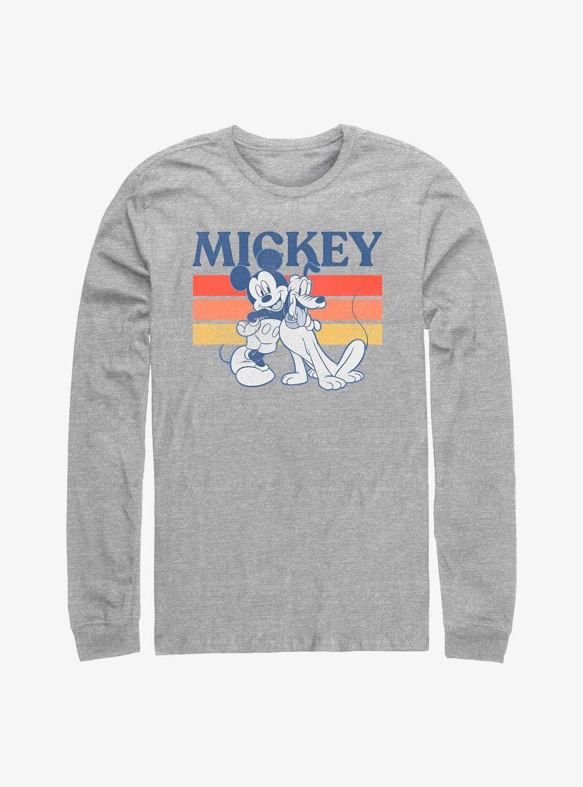 Mickey Mouse Pluto Retro Squad Long-Sleeve T-Shirt