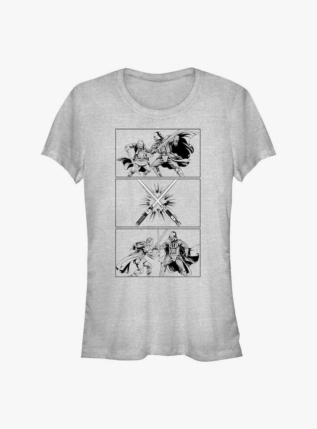 space adventure Obi-Wan Kenobi Battle Sequence Girls T-Shirt