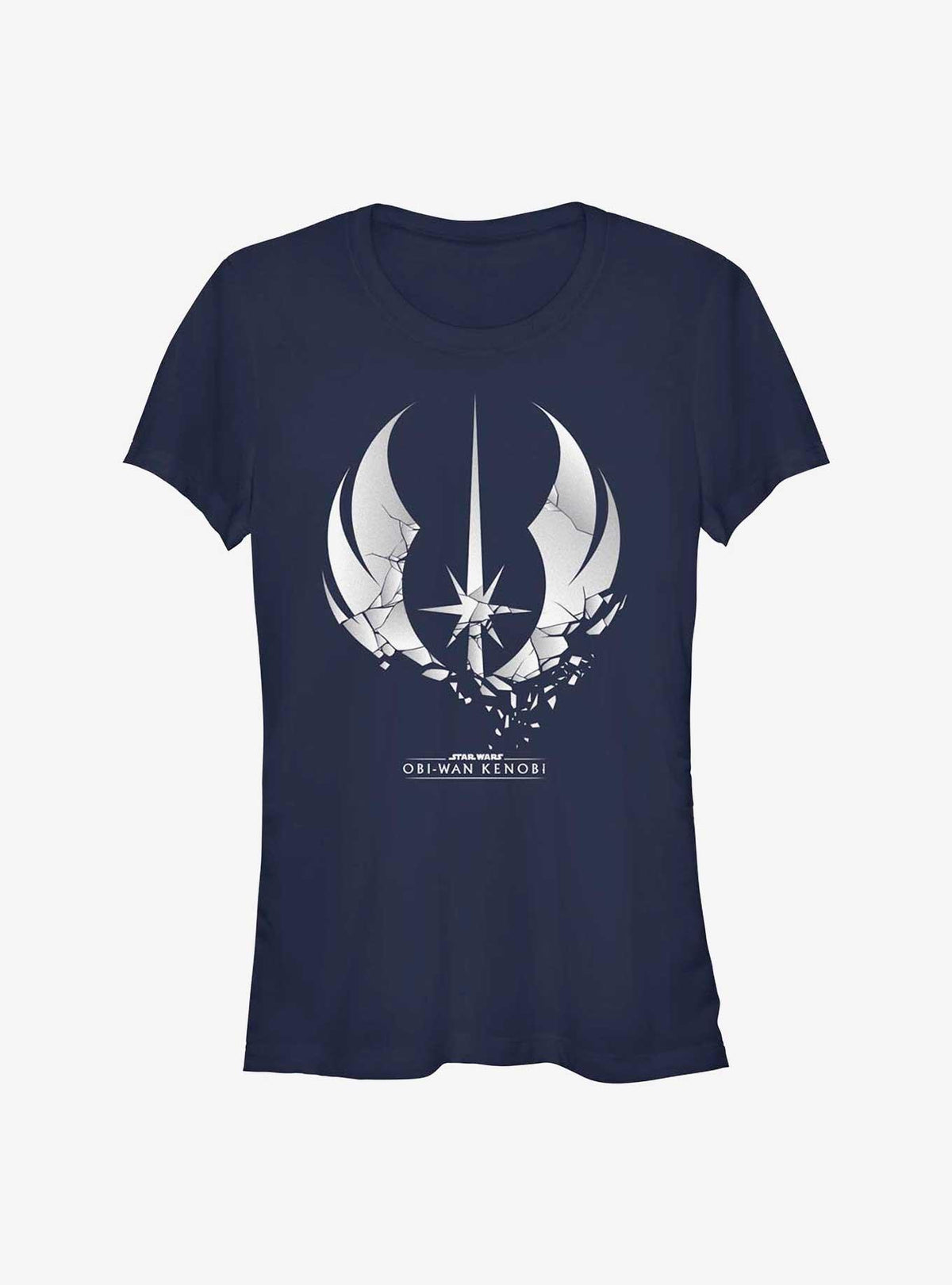 space adventure Obi-Wan Kenobi Shattered Jedi Logo Girls T-Shirt