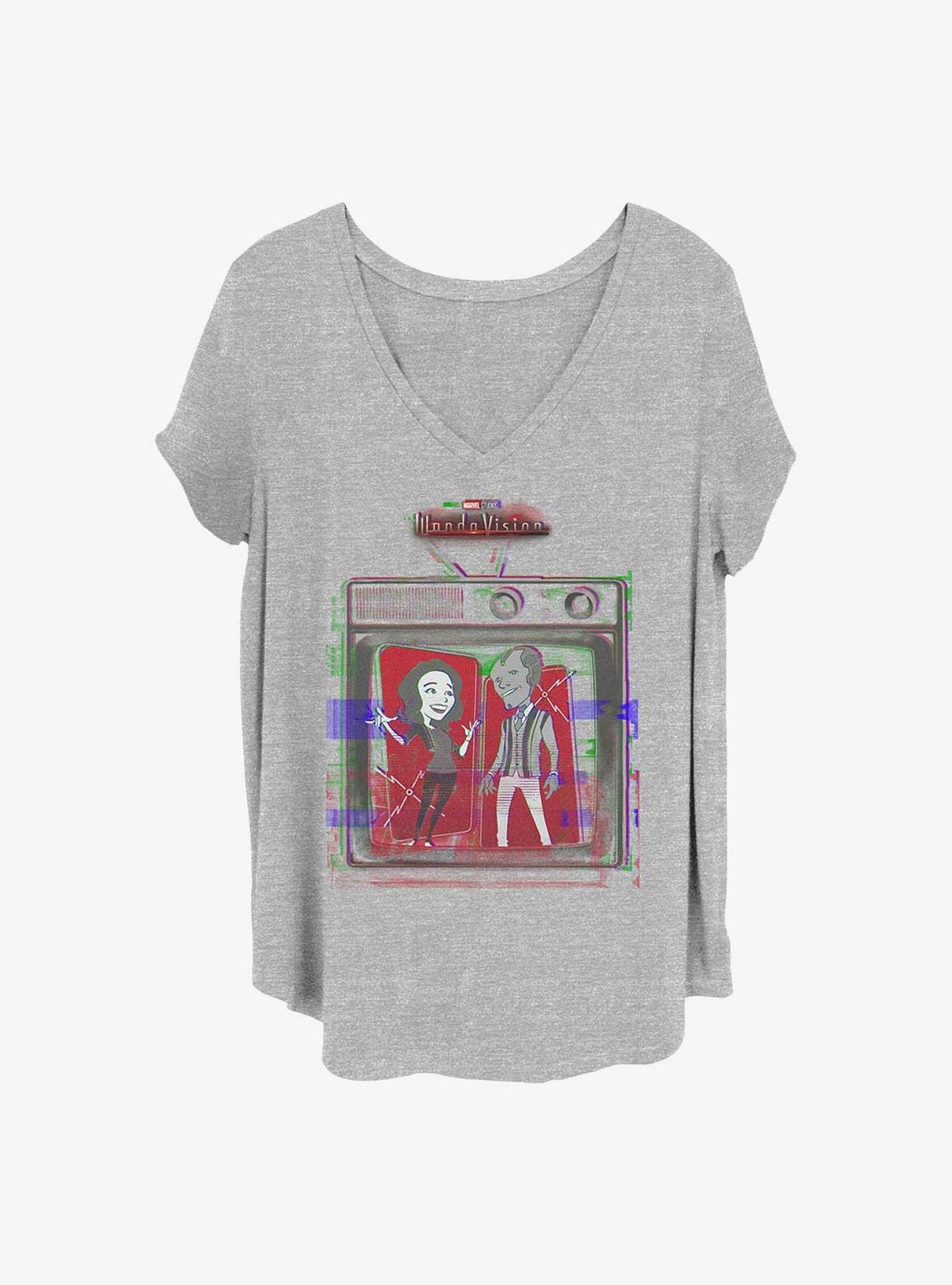 WandaVision Retro Telly Girls T-Shirt Plus Size