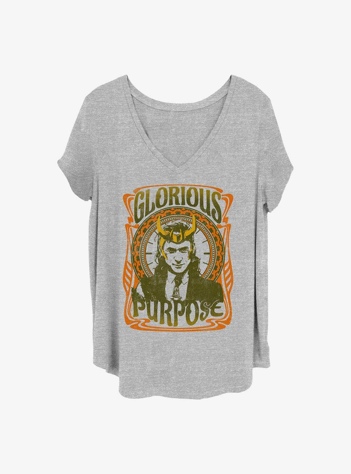 Loki Retro Purpose Girls T-Shirt Plus Size