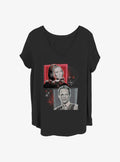 WandaVision Retro Tv Girls T-Shirt Plus Size