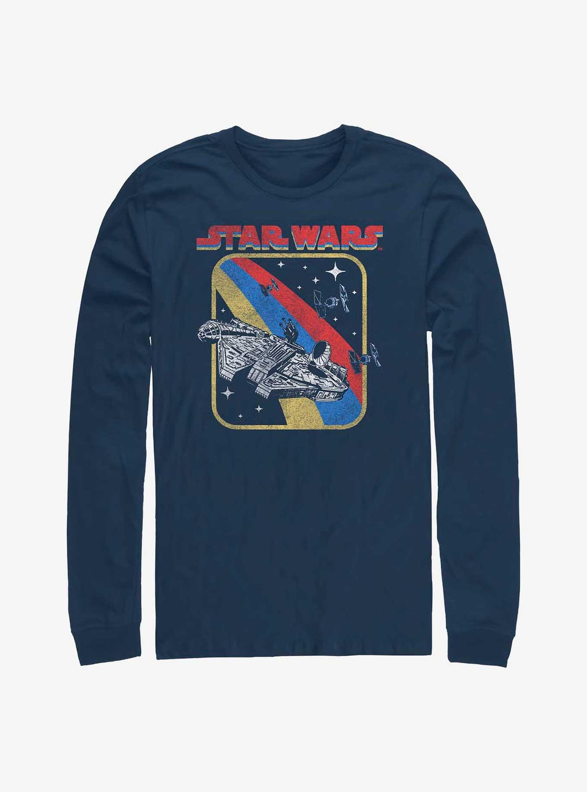space adventure Retro Falcon Long Sleeve T-Shirt