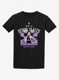 anime swordsman Kimetsu No Yaiba Shinobu Checkered Boyfriend Fit Girls T-Shirt