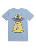Kawaii Cat Abduction By Alien T-Shirt 5