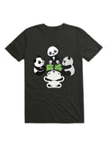 Kawaii Mahjong Panda Cute Funny T-Shirt 4