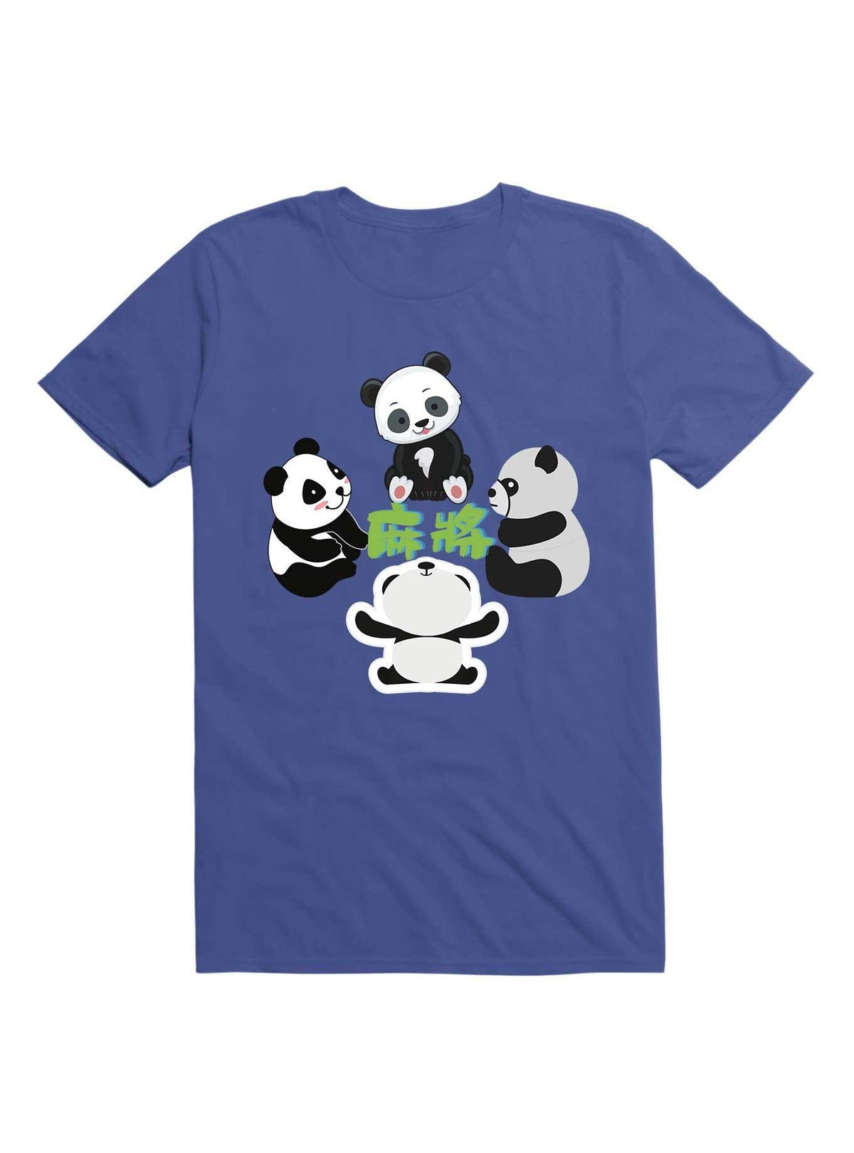 Kawaii Mahjong Panda Cute Funny T-Shirt
