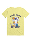 Kawaii This Cat Doesn't Give A Knit T-Shirt 4