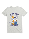 Kawaii This Cat Doesn't Give A Knit T-Shirt 2