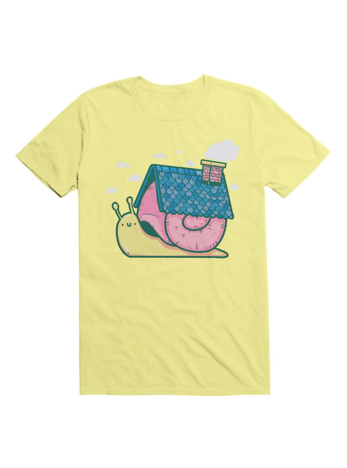Kawaii Snail Home T-Shirt 2