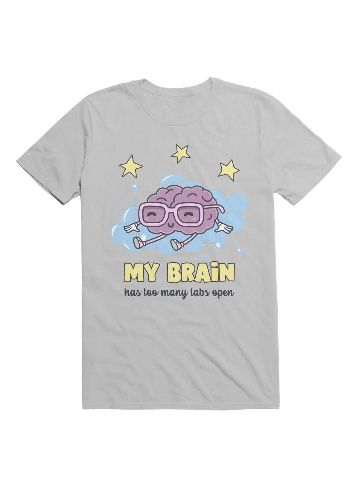 Kawaii My Brain Has Too Many Tabs Open T-Shirt 3