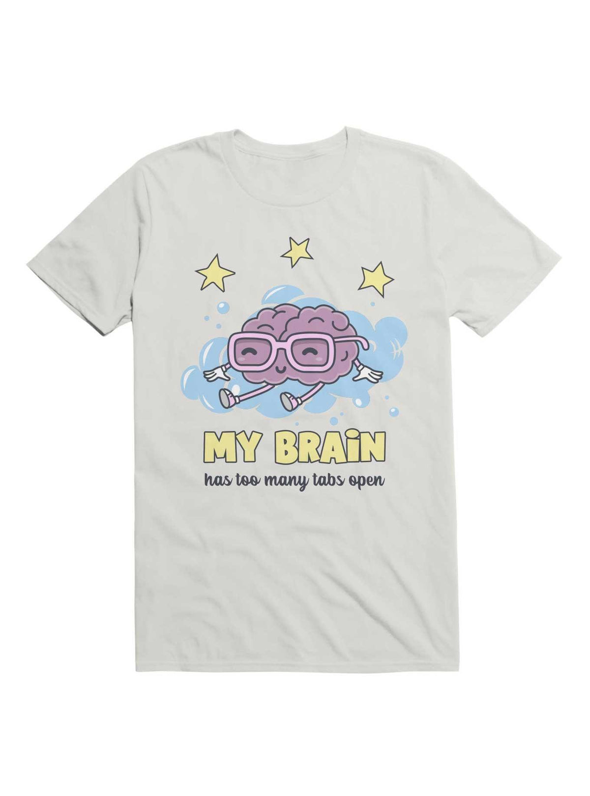 Kawaii My Brain Has Too Many Tabs Open T-Shirt 4