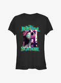 spooky holiday Jack Sally Glitchy Beautiful Nightmare Girls T-Shirt