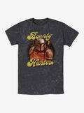 space adventure The Mandalorian Bounty Hunter Retro Mineral Wash T-Shirt