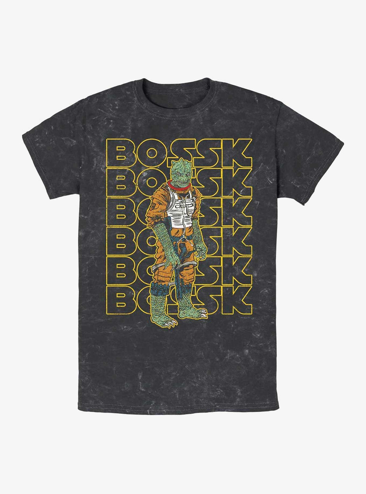 space adventure Retro Bossk Mineral Wash T-Shirt