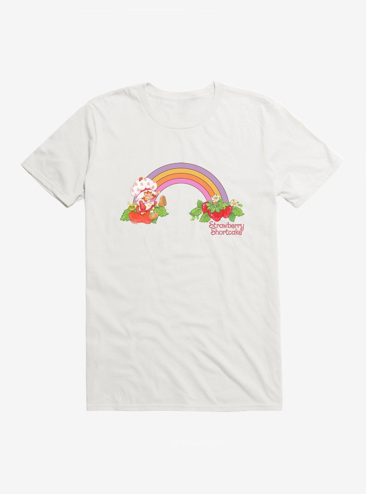 Strawberry Shortcake Strawberry Retro Rainbow T-Shirt
