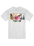 anime fighter Vegeta Scouter Eyes T-Shirt