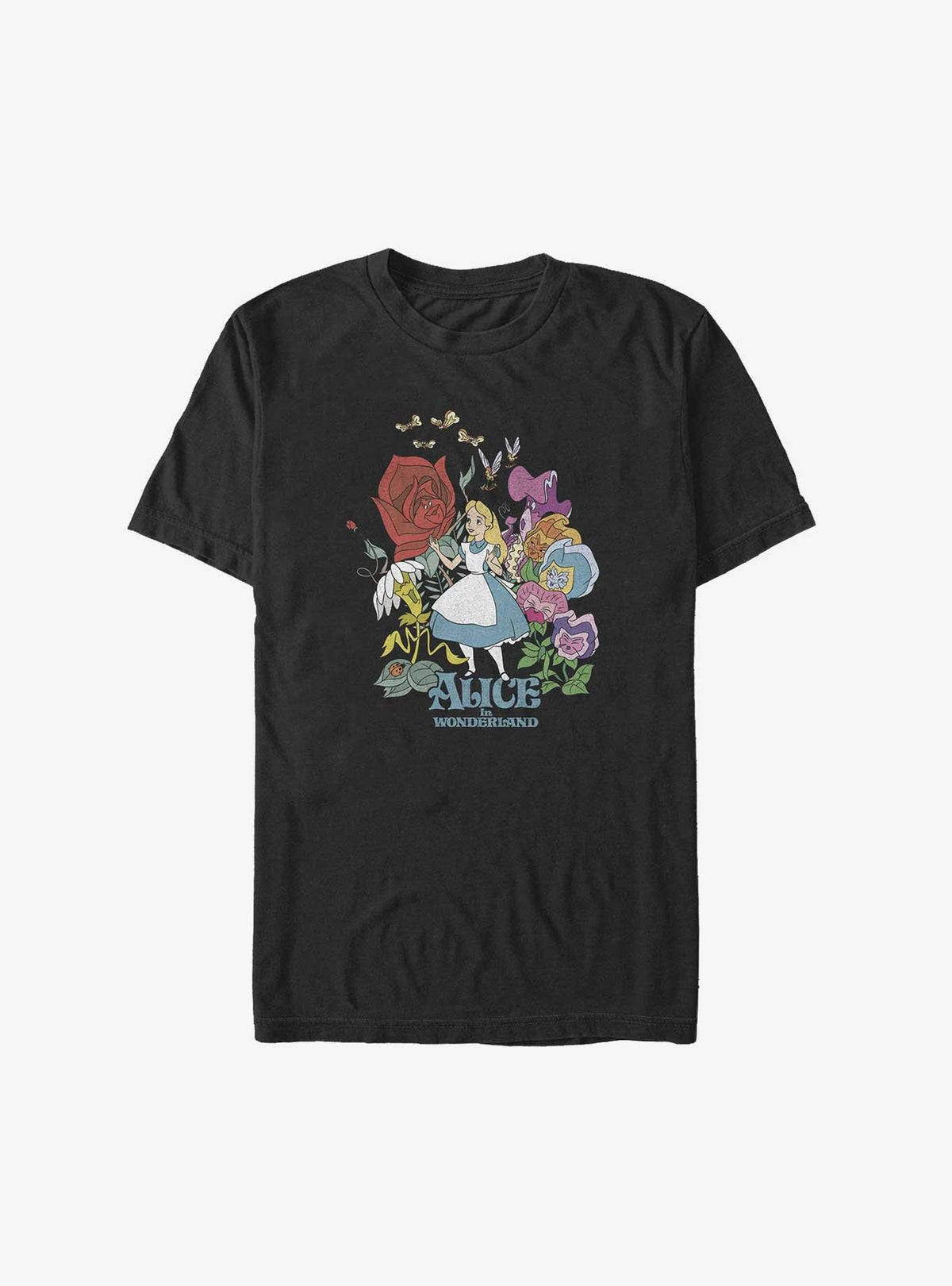 Alice In Wonderland Flower Love Big Tall T-Shirt