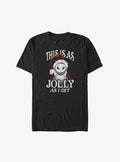 spooky holiday Jolly Santa Jack Big Tall T-Shirt