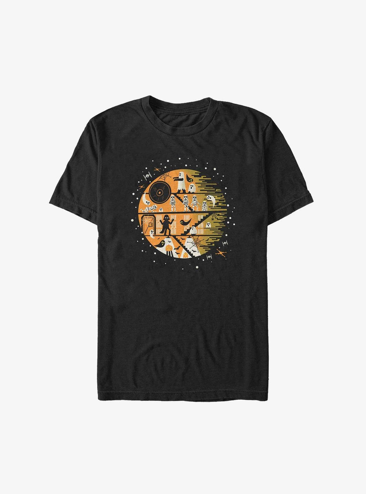 space adventure Death Star Haunt Darth Vader Big Tall T-Shirt