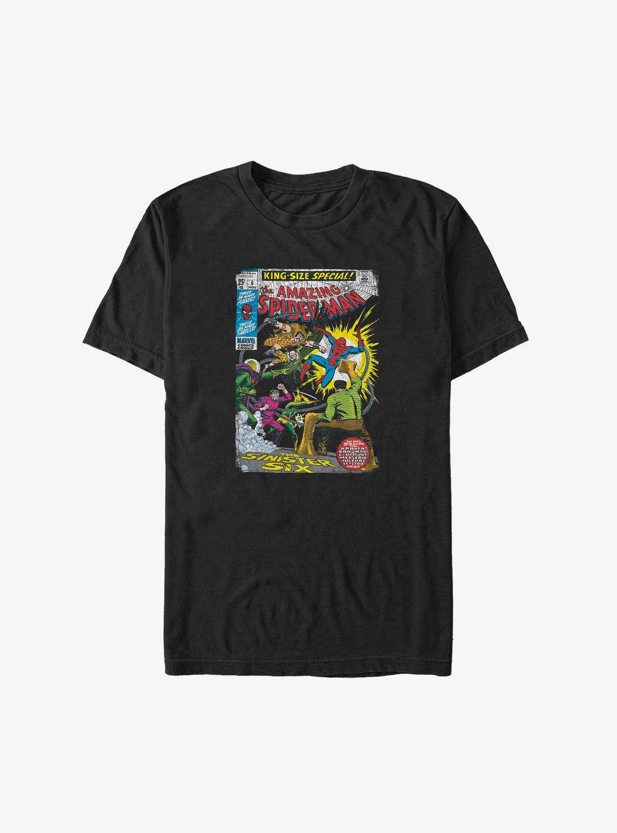 web hero Sinister Six Comic Cover Big Tall T-Shirt