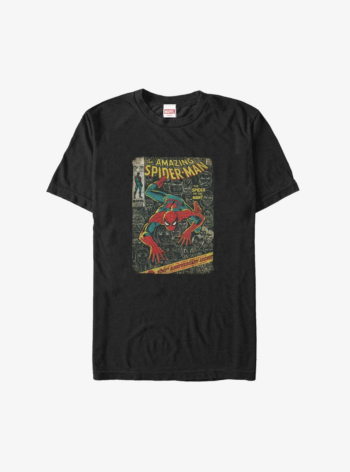 web hero Spidey Crawl Comic Cover Big Tall T-Shirt